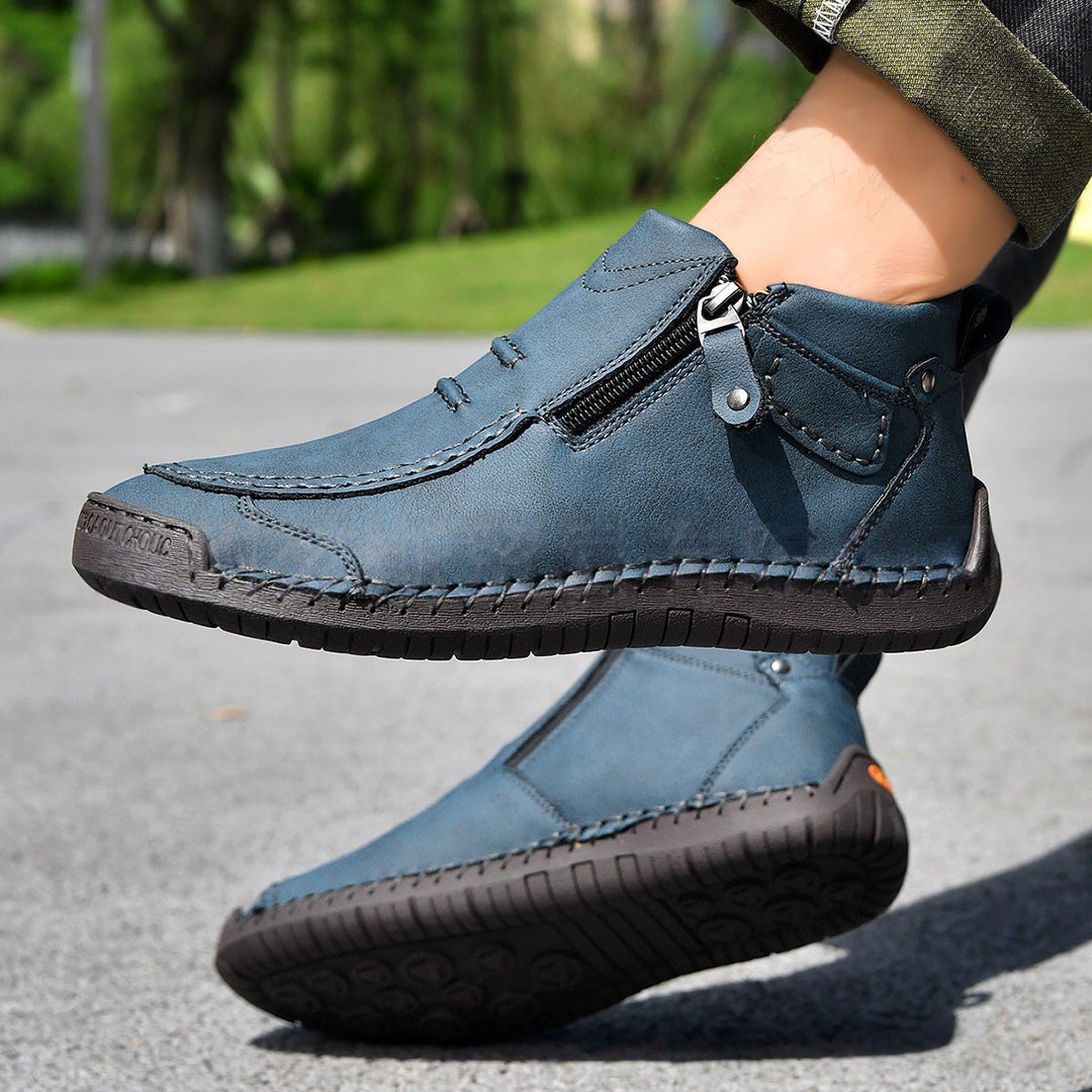 Joris™ | Zapato Bajo con Cremallera Lateral