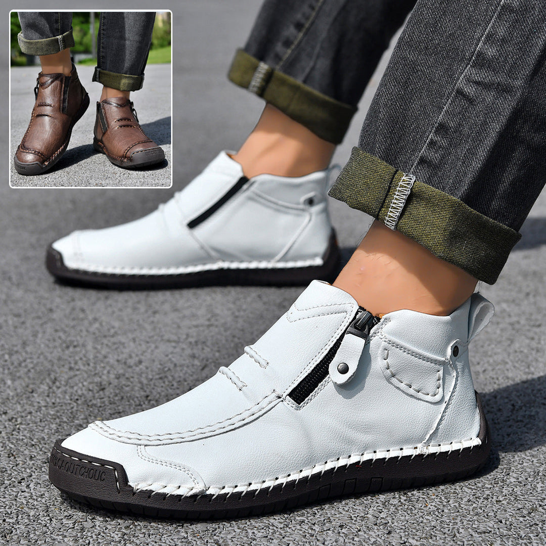 Joris™ | Zapato Bajo con Cremallera Lateral