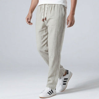 Tsuki - Pantalones de lino japoneses cómodos