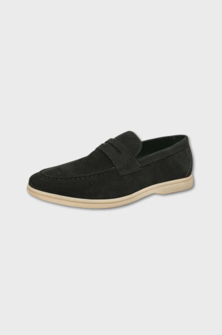 Mocasines de Cuero Suede