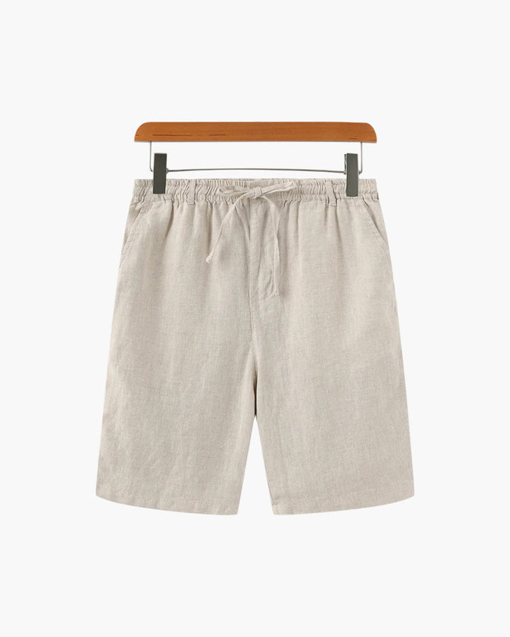 Pantalón corto de lino
