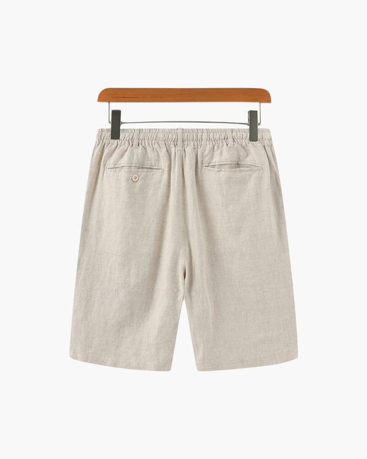Pantalón corto de lino