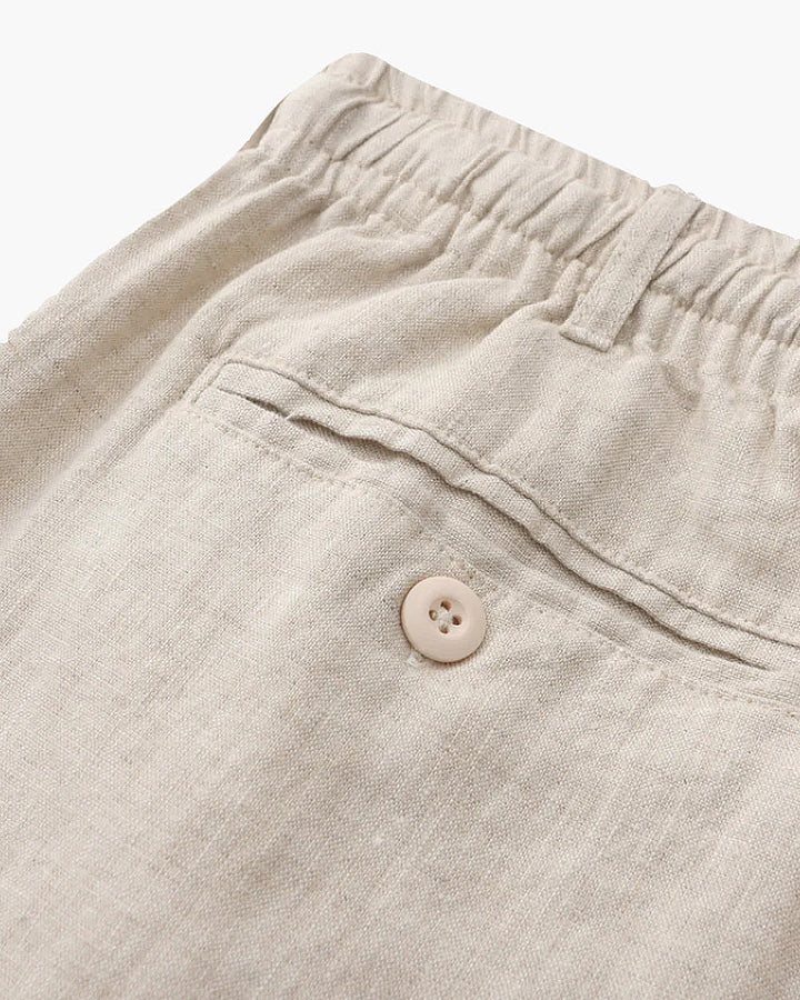 Pantalón corto de lino