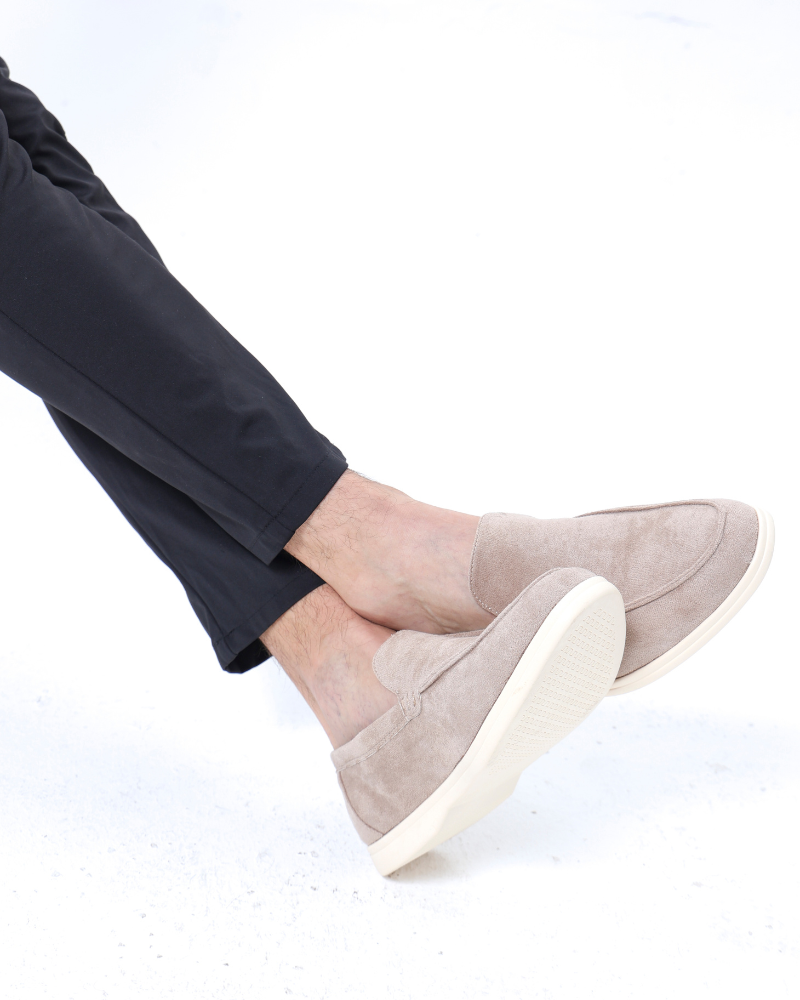 Mocasines de ante