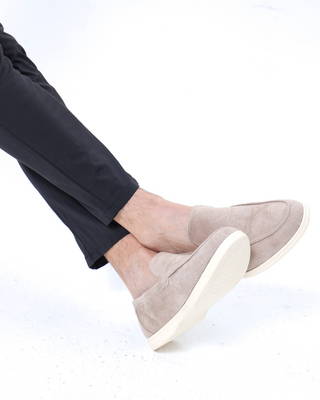 Mocasines de ante