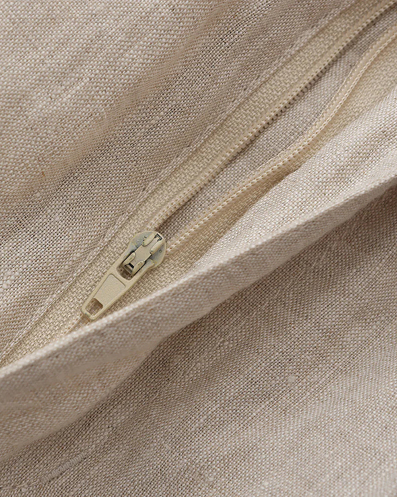 Pantalón corto de lino