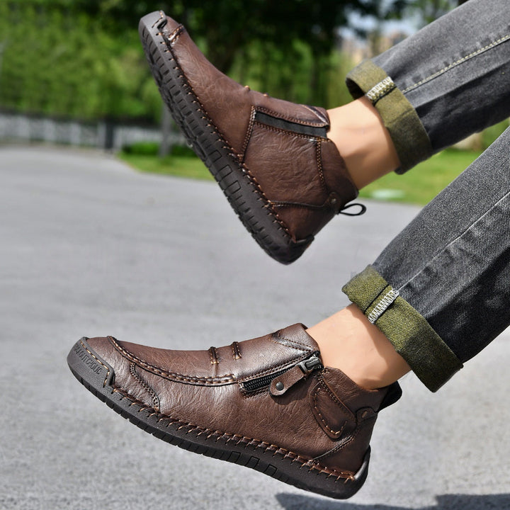 Joris™ | Zapato Bajo con Cremallera Lateral