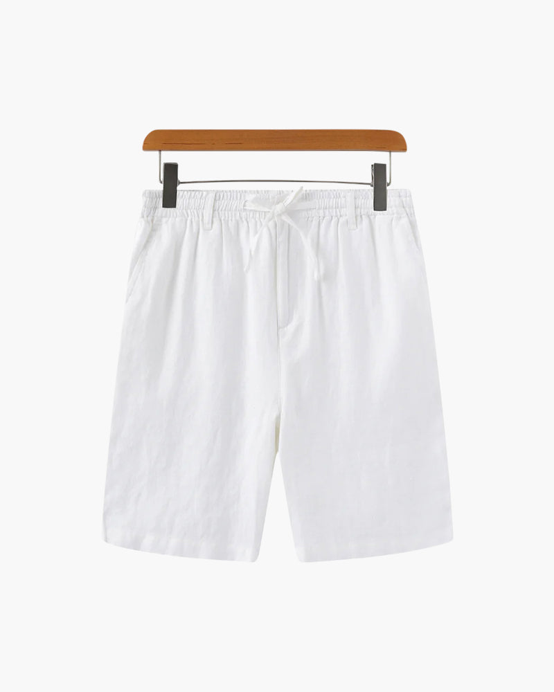 Pantalón corto de lino