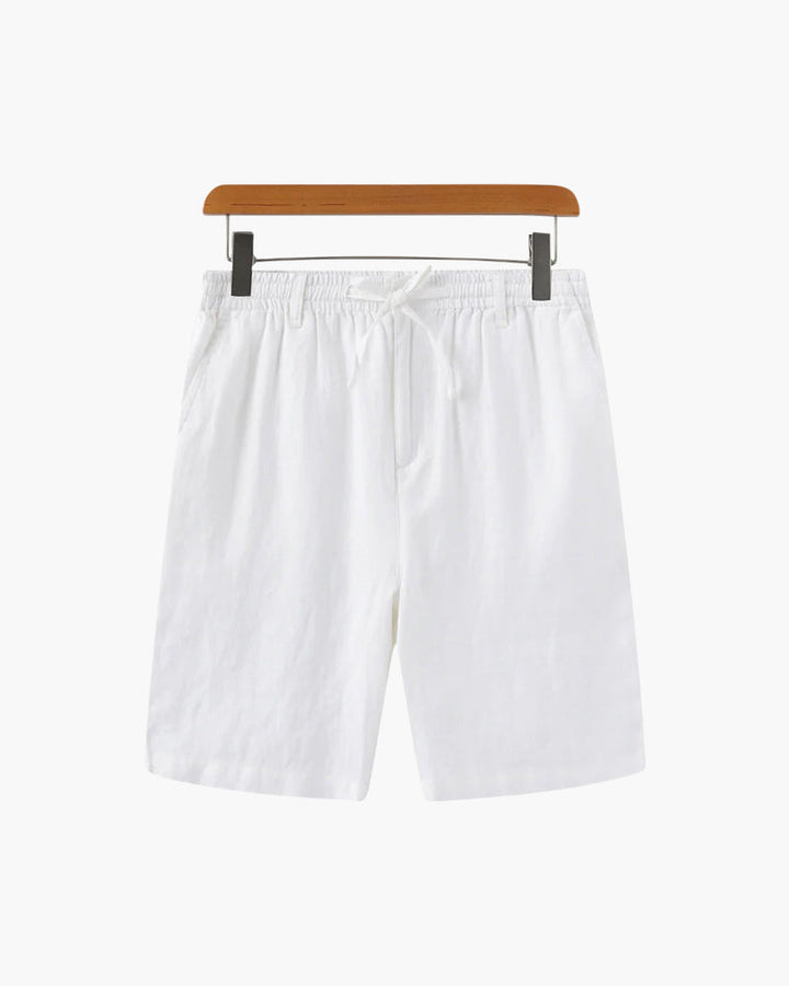 Pantalón corto de lino
