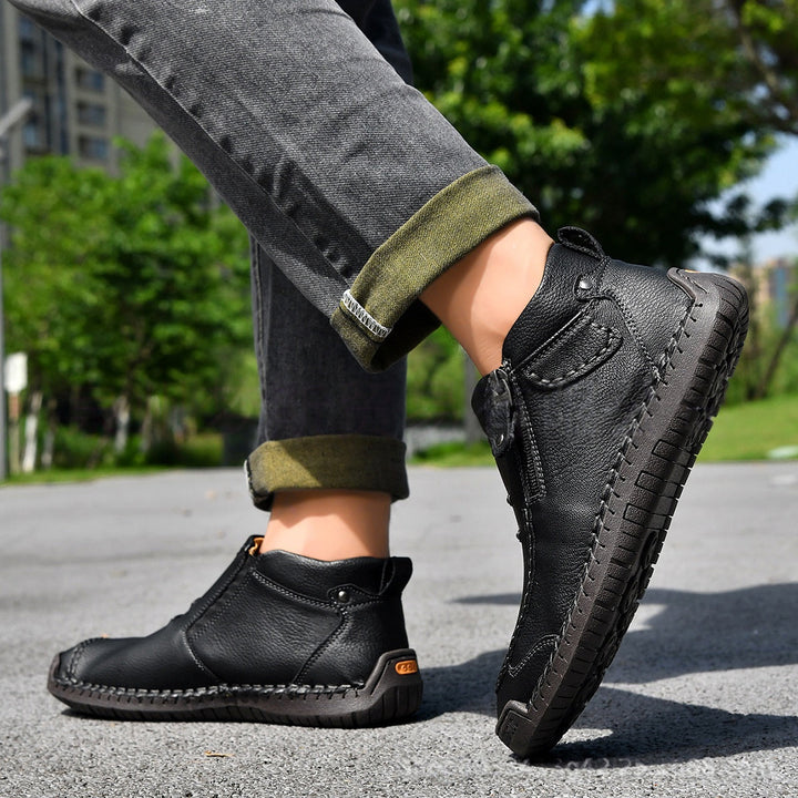 Joris™ | Zapato Bajo con Cremallera Lateral