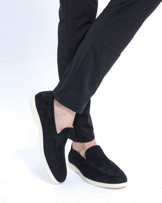 Mocasines de ante