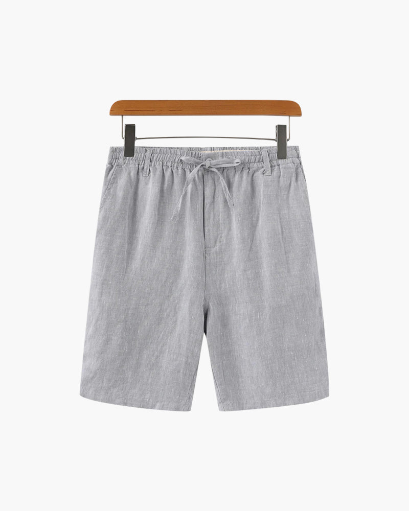Pantalón corto de lino