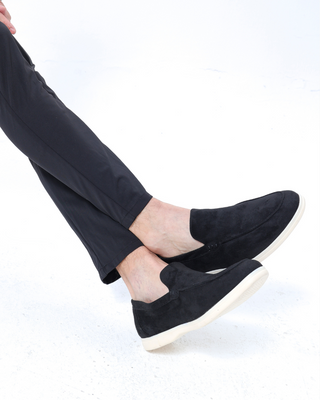 Mocasines de ante