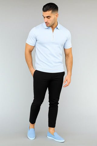 Polo con cremallera