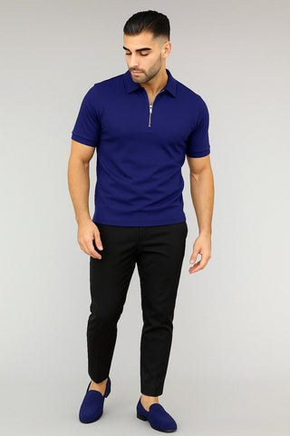 Polo con cremallera