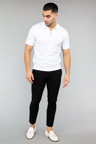 Polo con cremallera