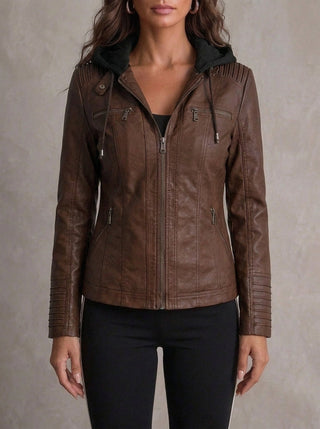 Assunta - Chaqueta de Cuero Resistente y Elegante
