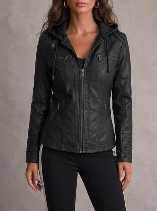 Assunta - Chaqueta de Cuero Resistente y Elegante