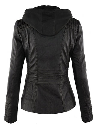 Assunta - Chaqueta de Cuero Resistente y Elegante