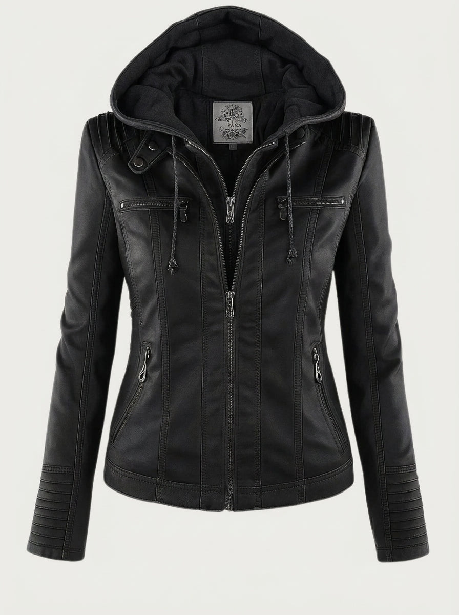 Assunta - Chaqueta de Cuero Resistente y Elegante