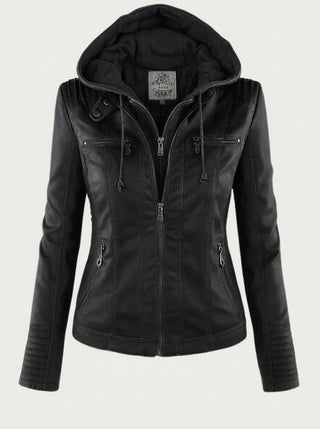 Assunta - Chaqueta de Cuero Resistente y Elegante
