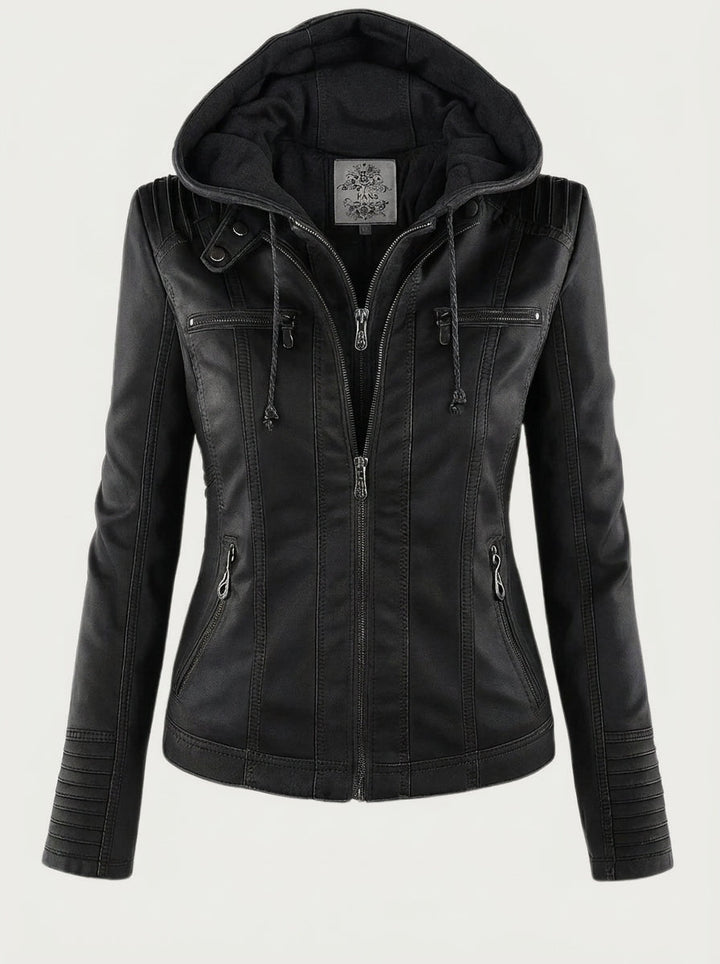Assunta - Chaqueta de Cuero Resistente y Elegante