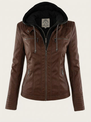Assunta - Chaqueta de Cuero Resistente y Elegante