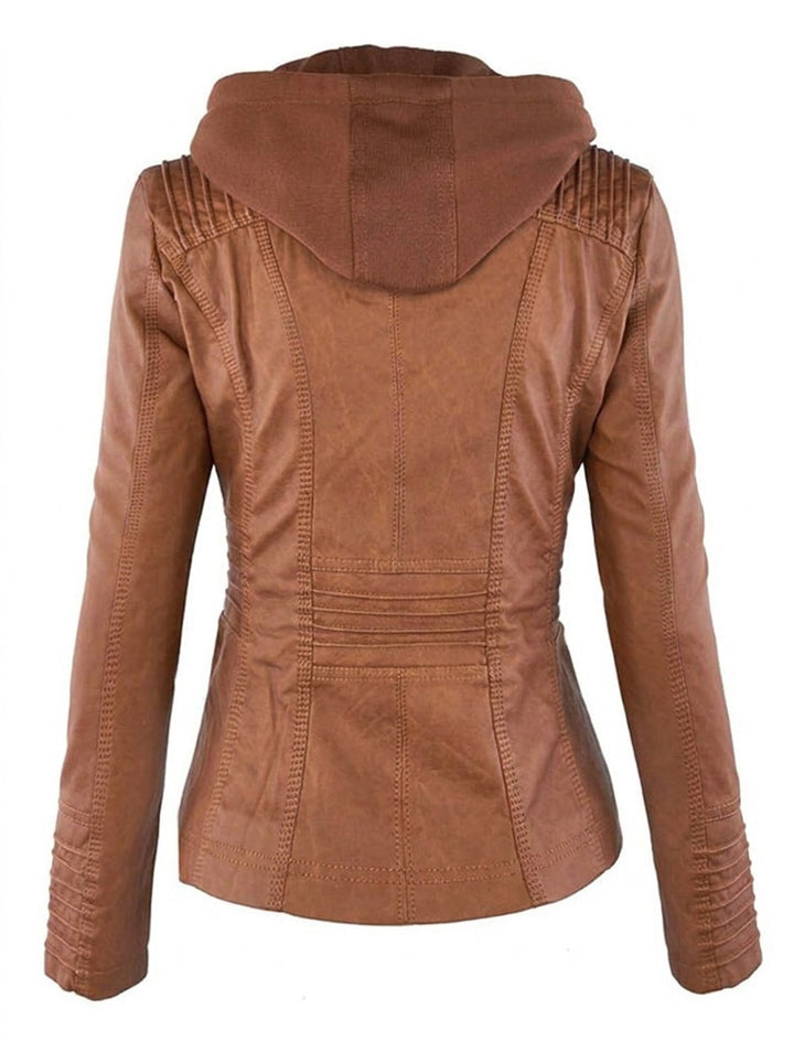 Assunta - Chaqueta de Cuero Resistente y Elegante