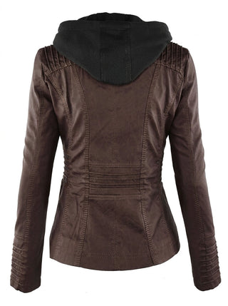 Assunta - Chaqueta de Cuero Resistente y Elegante