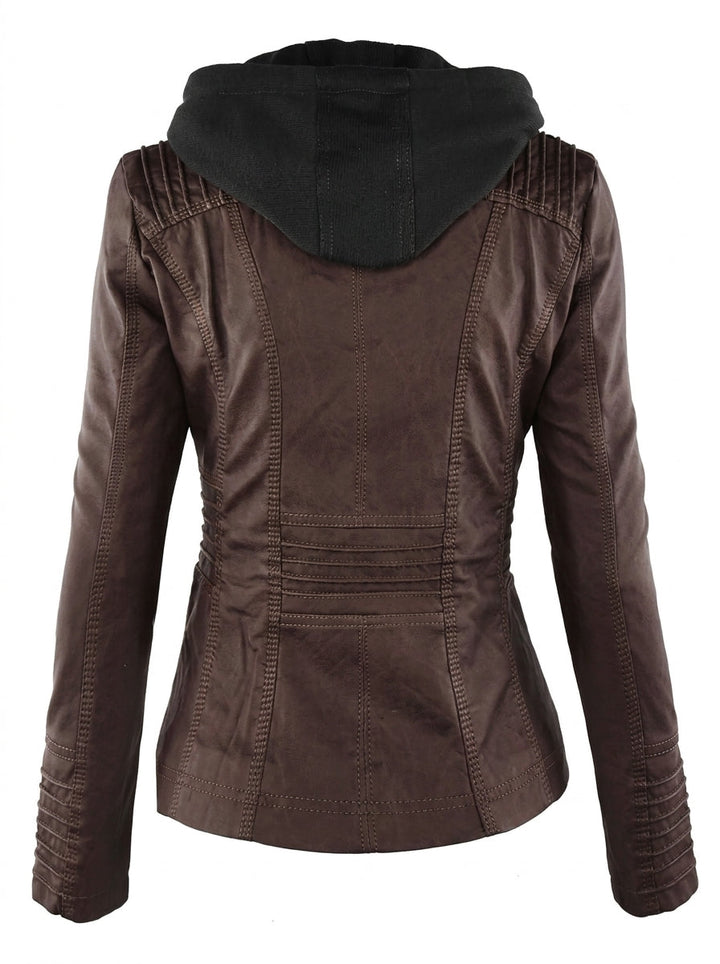 Assunta - Chaqueta de Cuero Resistente y Elegante