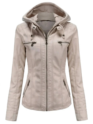Assunta - Chaqueta de Cuero Resistente y Elegante