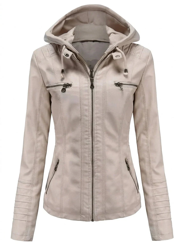 Assunta - Chaqueta de Cuero Resistente y Elegante
