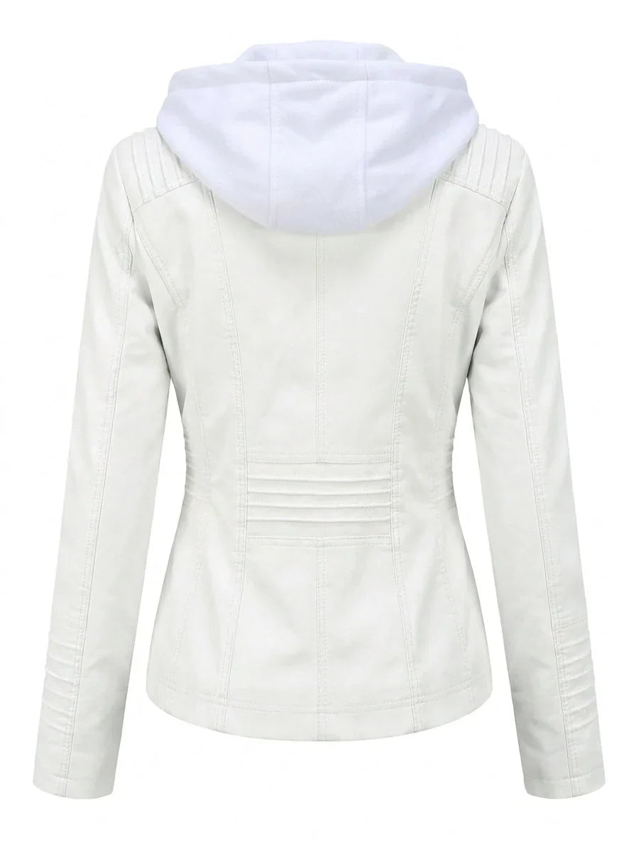 Assunta - Chaqueta de Cuero Resistente y Elegante