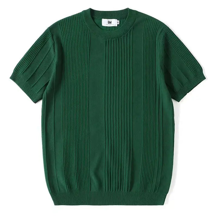 Camiseta de rayas de malla