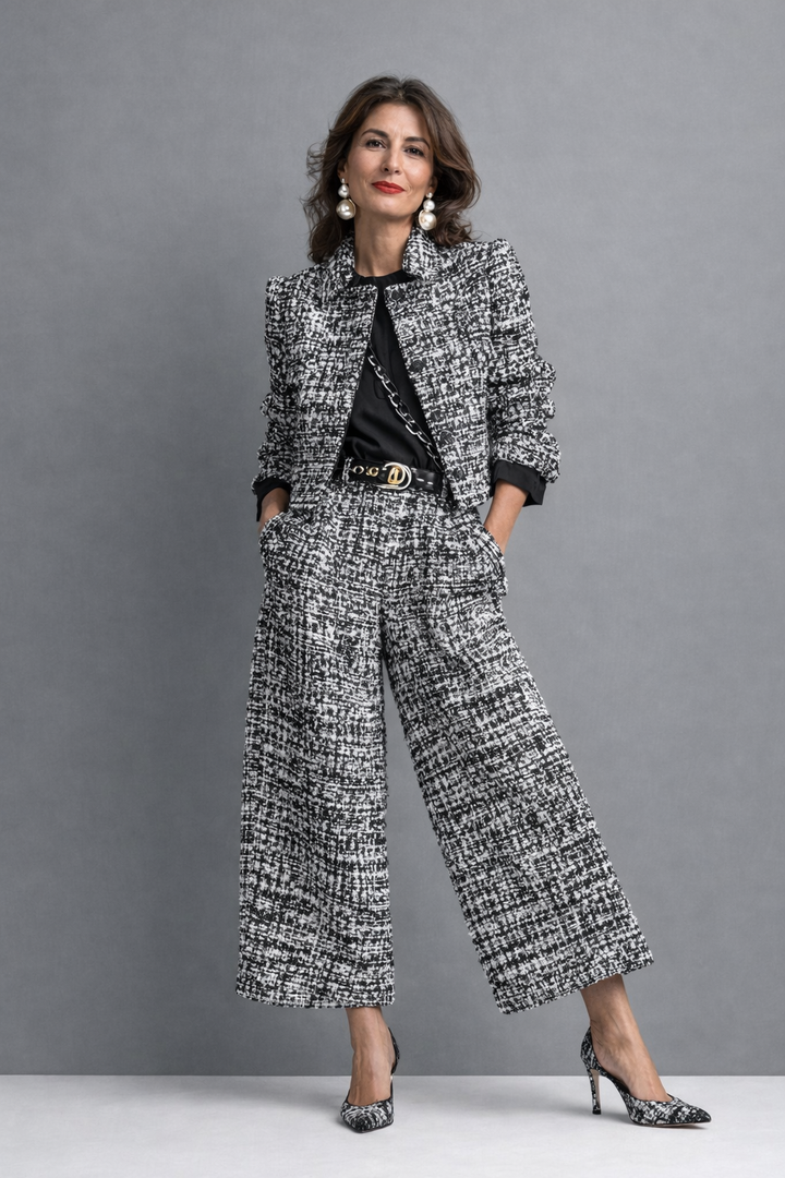 Conjunto de Dos Piezas Giada Tweed