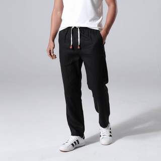 Tsuki - Pantalones de lino japoneses cómodos