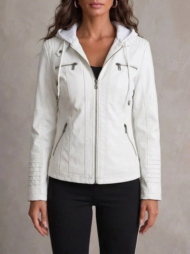 Assunta - Chaqueta de Cuero Resistente y Elegante