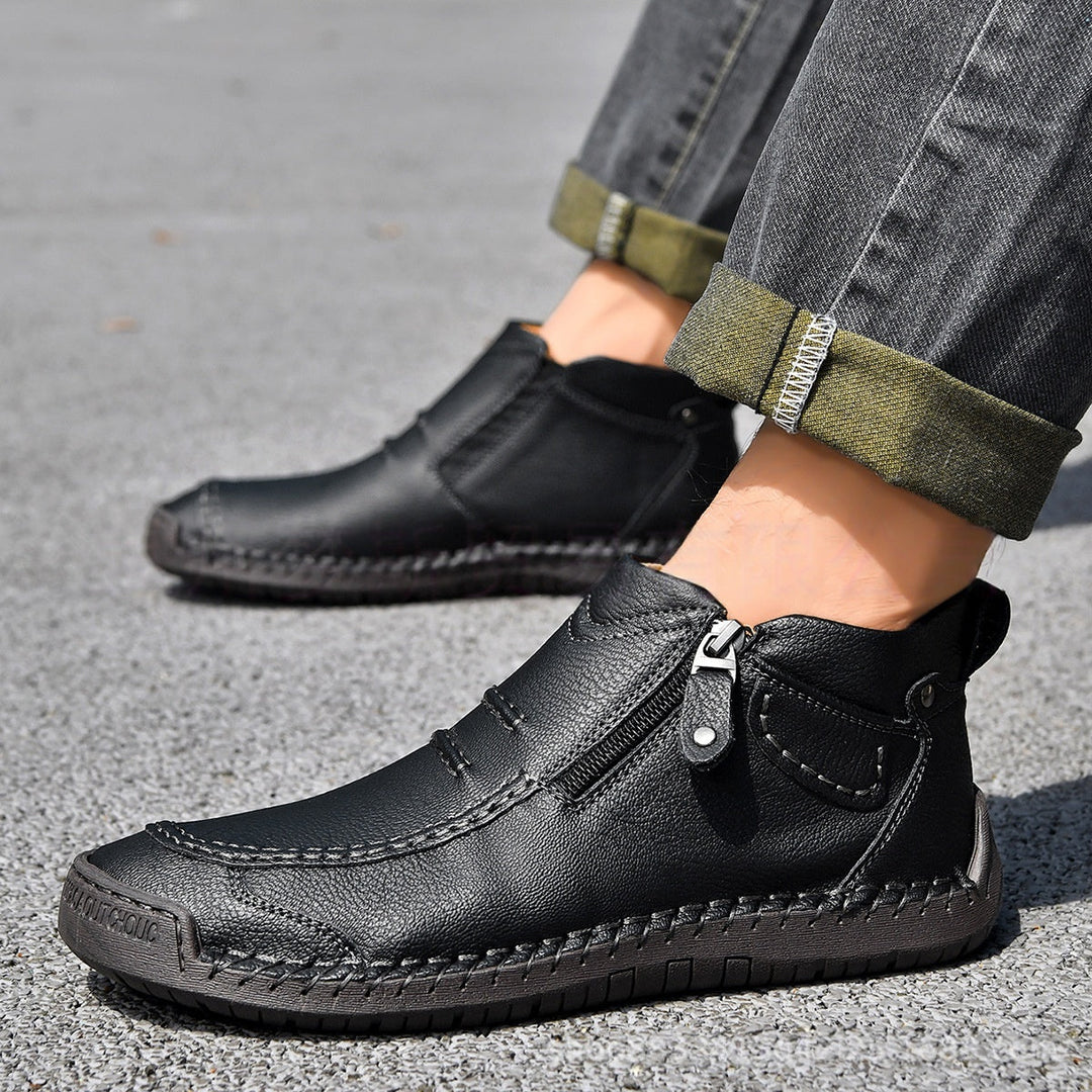 Joris™ | Zapato Bajo con Cremallera Lateral