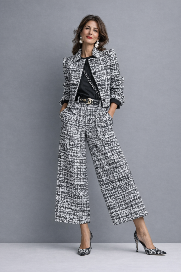 Conjunto de Dos Piezas Giada Tweed