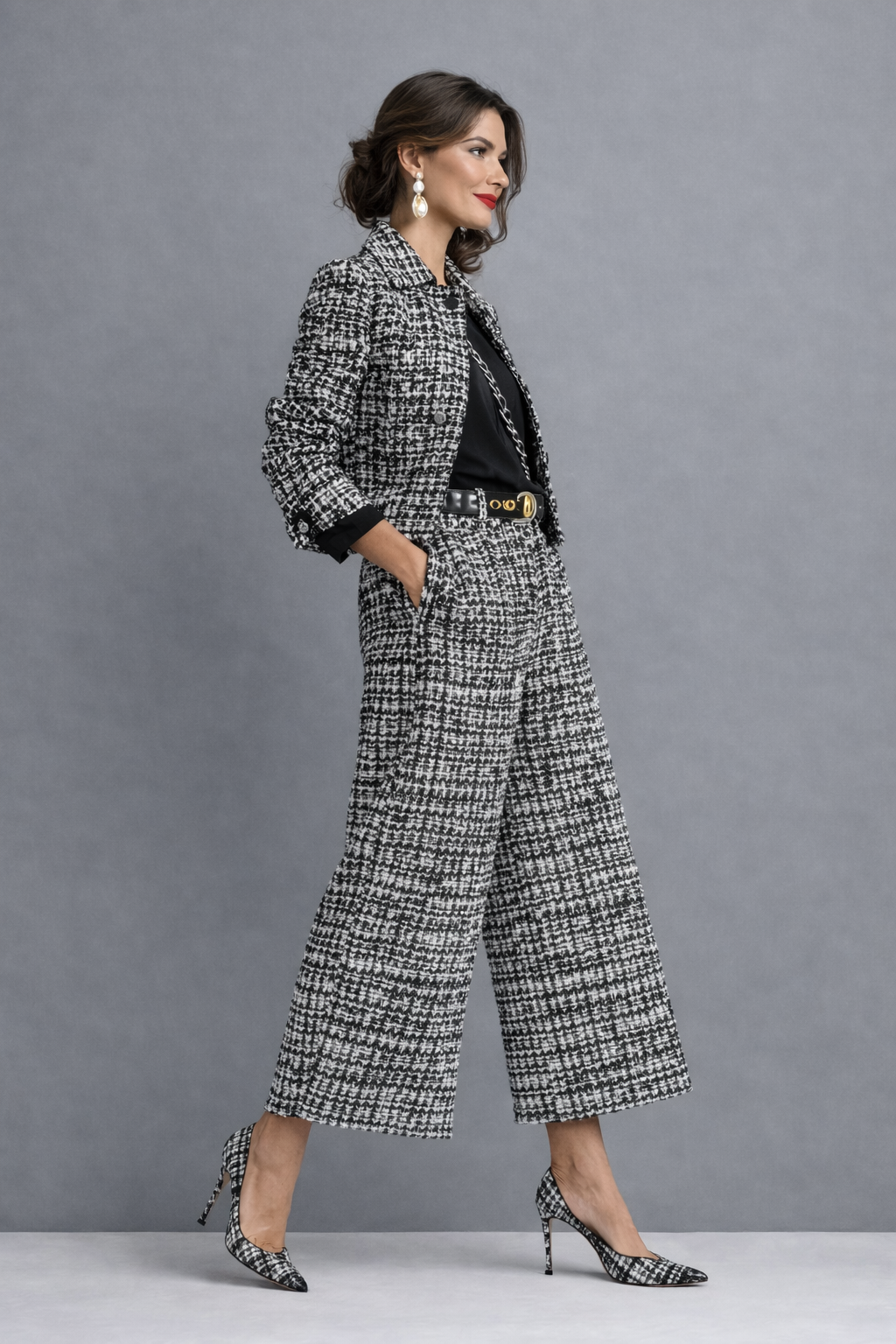 Conjunto de Dos Piezas Giada Tweed
